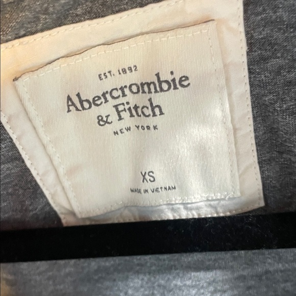 Abercrombie & Fitch Charcoal Women's Hoodie - Picture 4 of 6